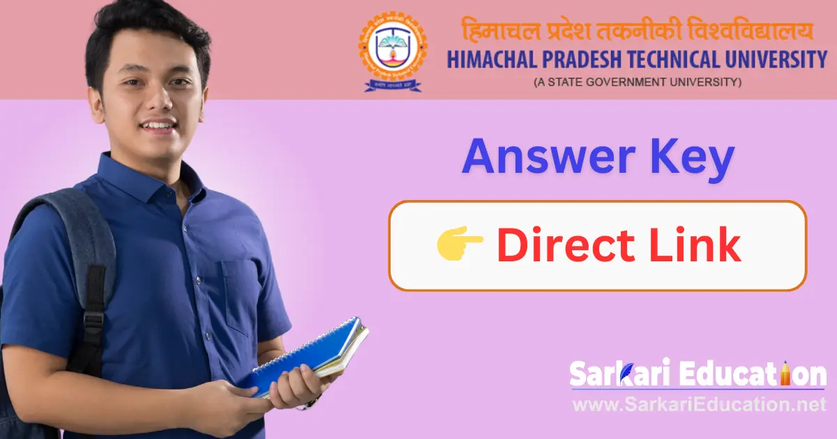 HPCET 2024 Answer Key Pdf Direct Download