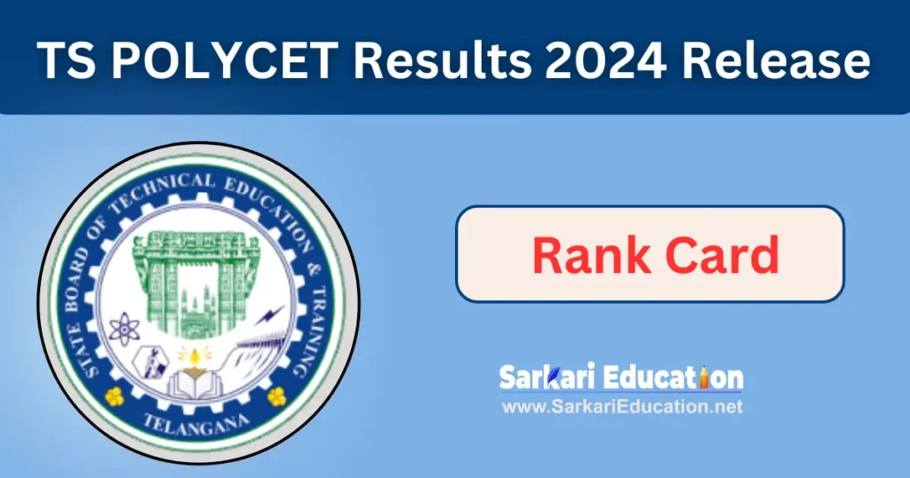 TS POLYCET Results 2024 Release Download Rank Card.