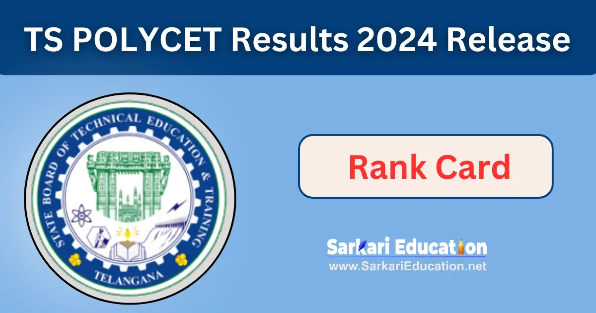 Download TS POLYCET Results 2026 Released Rank Card. TS POLYCET Results 2024 Release Download Rank Card.