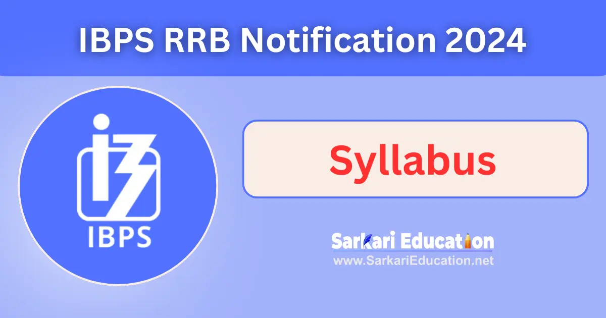 IBPS RRB 2024 Syllabus