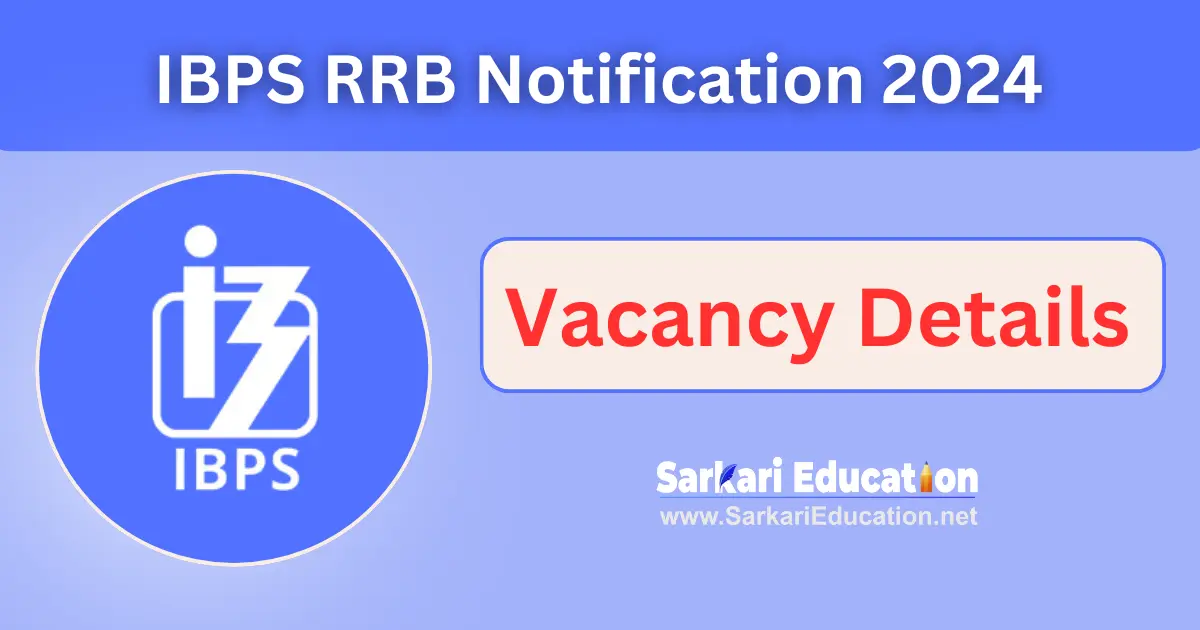 IBPS RRB Notification 2024: Vacancy Details 