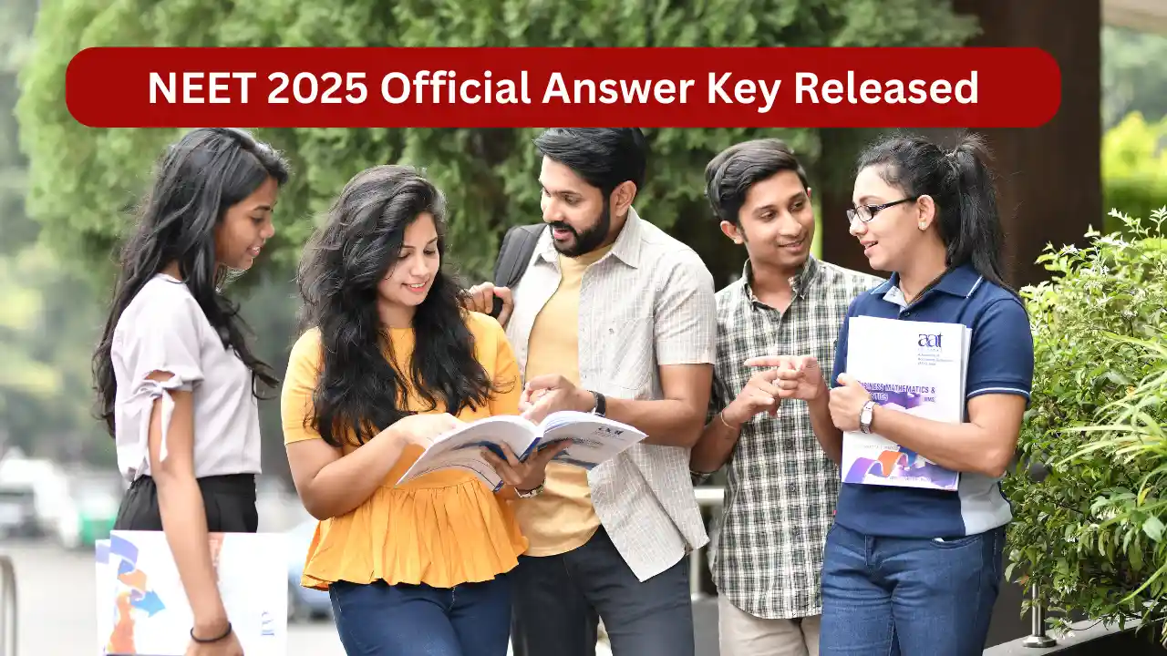 NEET 2026 Official Answer Key Released – Check Your Answers Now! NEET 2025 Official Answer Key Released – Check Your Answers Now!