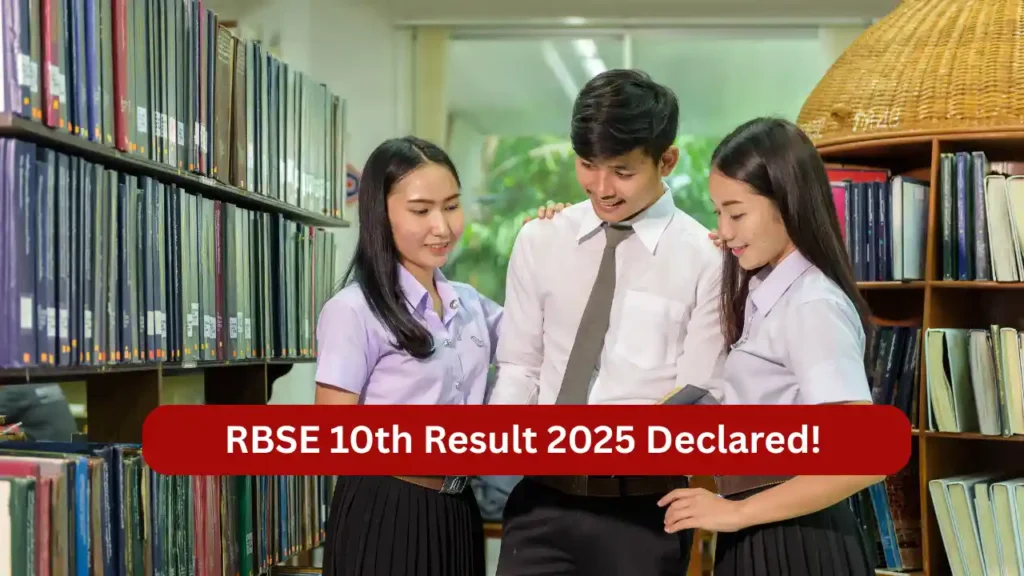 RBSE 10th Result 2026 Declared! Check Your Rajasthan Board Result Now with Roll Number @ rajresults.nic.in RBSE 10th Result 2025 Declared! Check Your Rajasthan Board Result Now with Roll Number @ rajresults.nic.in
