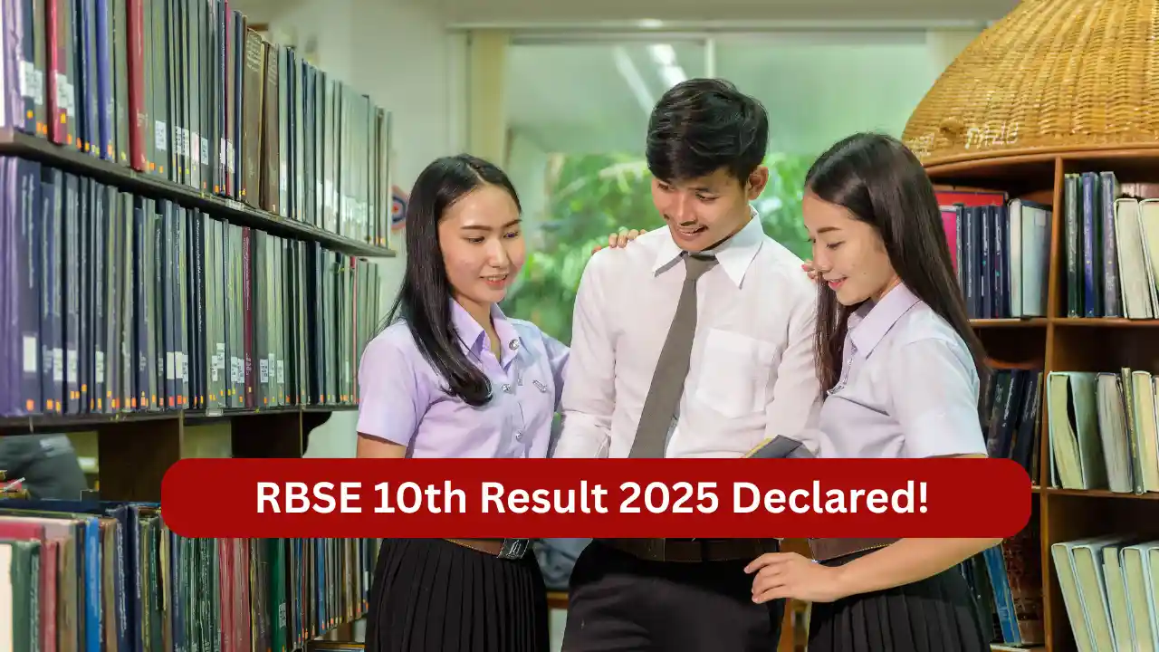 RBSE 10th Result 2026 Declared! Check Your Rajasthan Board Result Now with Roll Number @ rajresults.nic.in RBSE 10th Result 2025 Declared! Check Your Rajasthan Board Result Now with Roll Number @ rajresults.nic.in